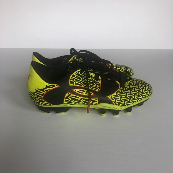 Under Armour Neon Green Clutchfit Force 2.0 Cleats - Picture 2 of 8